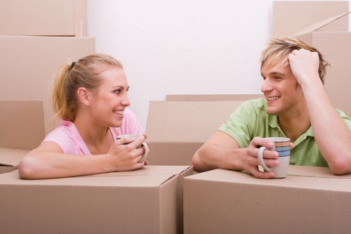 Organised storage space for moving house in Westbrompton