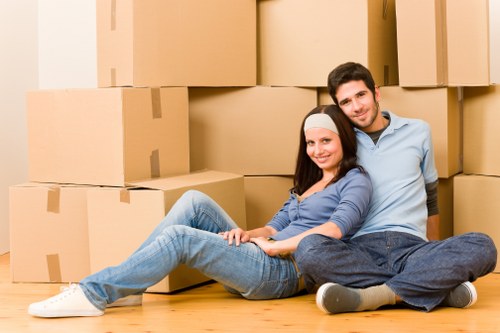 Free quote concept for a man and van service in West Brompton