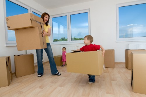 Packing and moving support for house removals in West Brompton