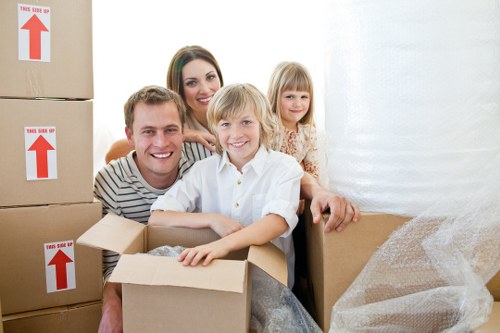 Professional packing and loading support for a West Brompton office move