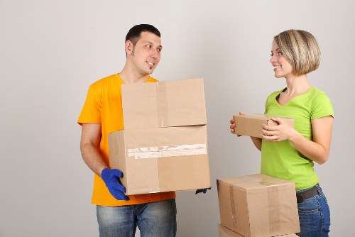 Westbrompton van service transporting household items