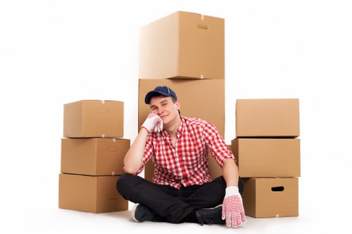 Protective packing materials for fragile items in Westbrompton