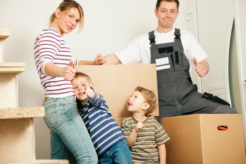 Careful packing and loading service for a flat move in West Brompton